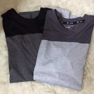 2 Short Sleeve V Neck Mens DryTek